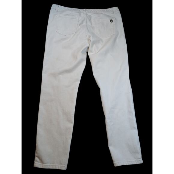 Michael Kors jeans Women’s Size 14 White Skinny Retro 28"Inseam Classy - Picture 5 of 8